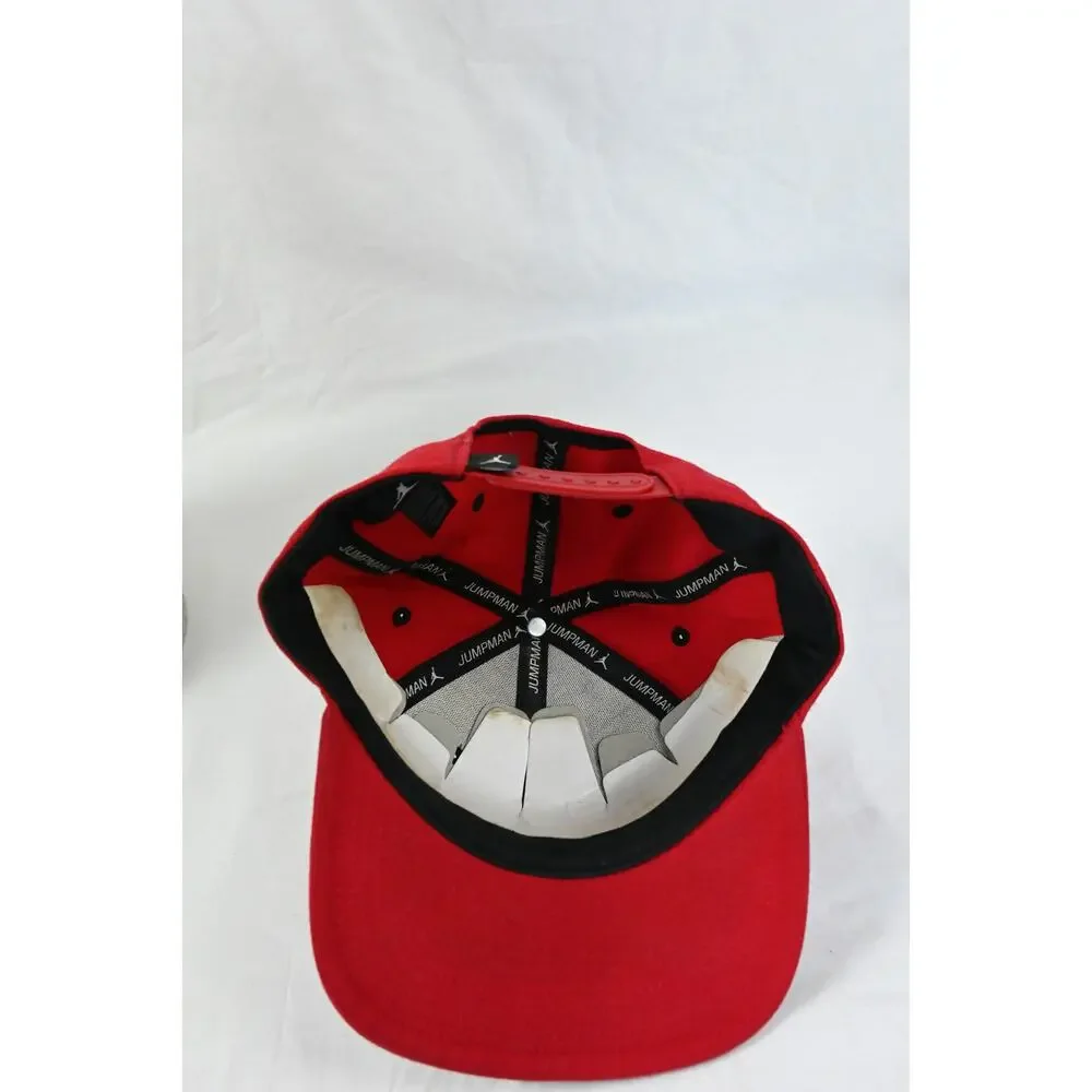 Jordan Red & Black Accent Snapback Hat